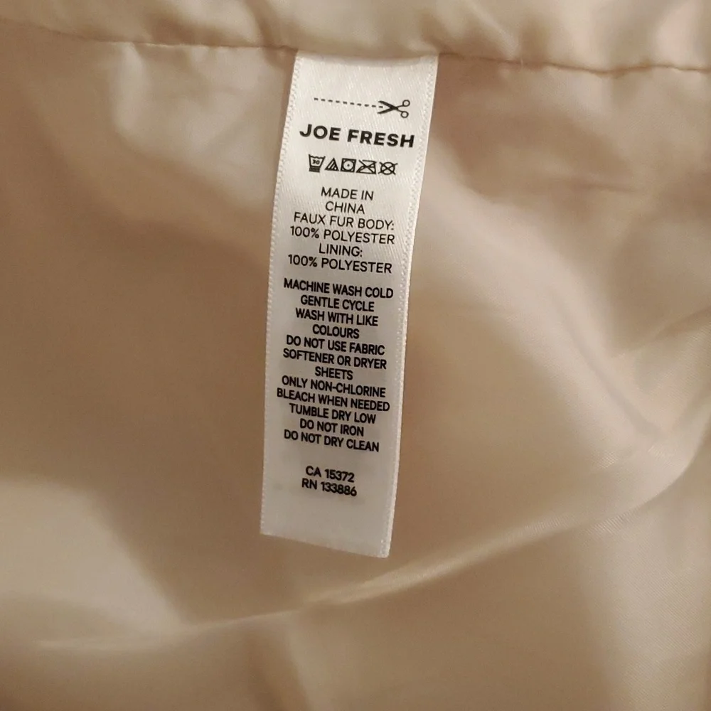 NWOT Joe Fresh Teddy Coat - Picture 6 of 9